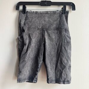 Aerie Offline Acid Wash Seamless Ribbed Biker Shorts size s